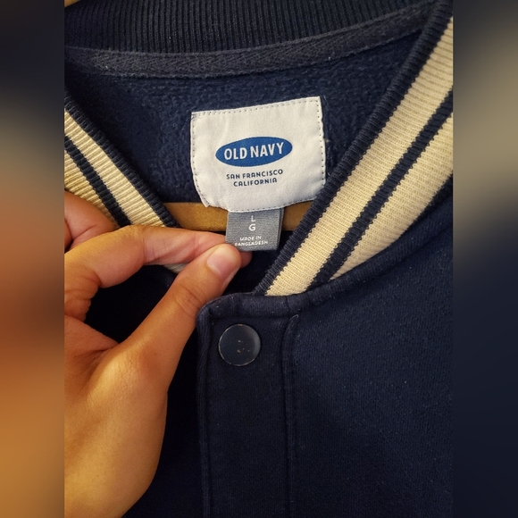 Old Navy Vintage Varsity Jacket - Picture 2 of 8
